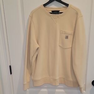 Carhartt Womens Relaxed Fit Sweatshirt, Tan, XXL, EUC!!
